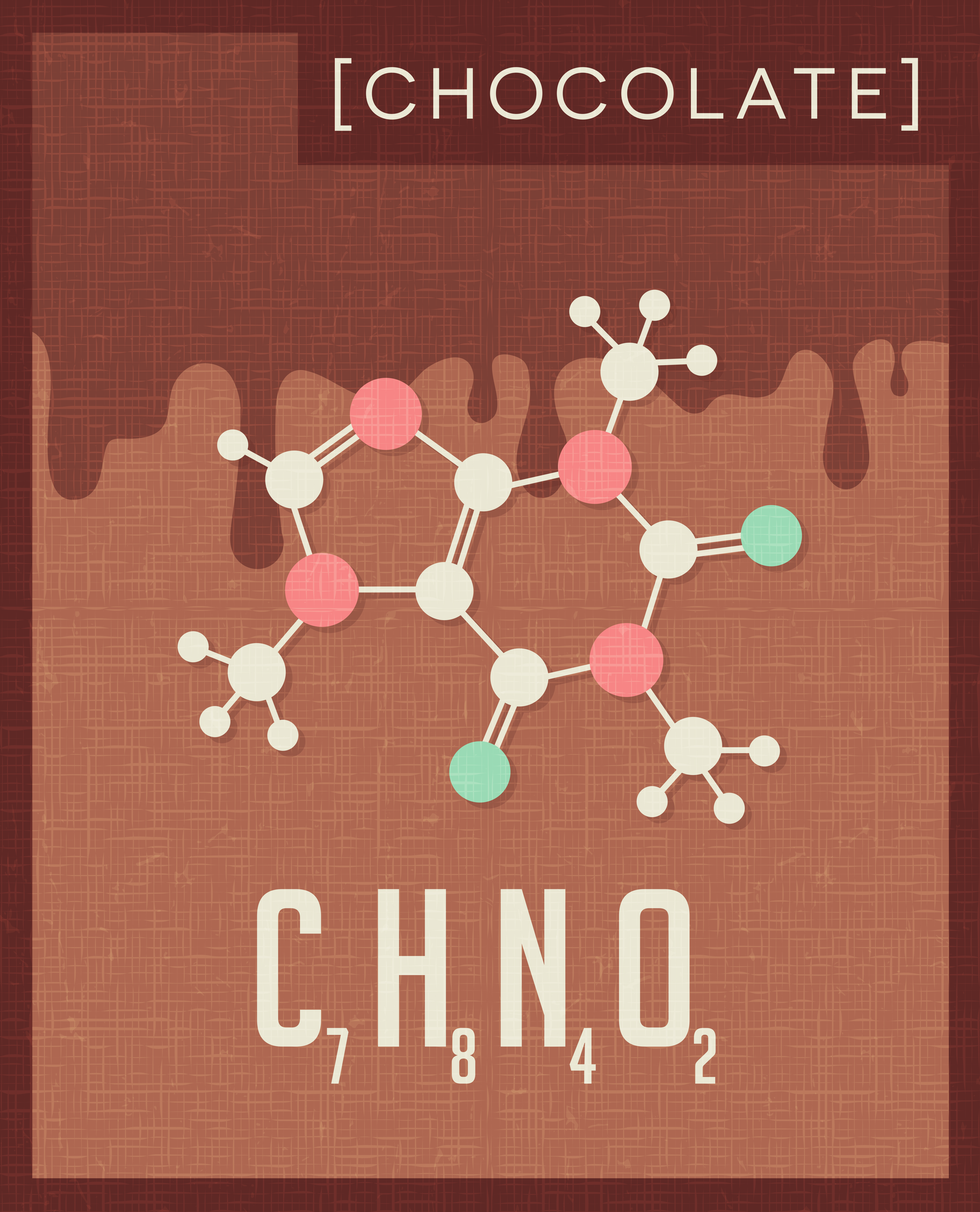 Theobromine - a main stimulant which chocolate contains, and a reason why you feel better after eating it!