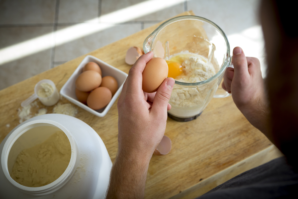 An awesome pre workout meal is also protein pancake. Just protein powder, some flour, milk and eggs, and you have your delicious cake in 5 minutes!