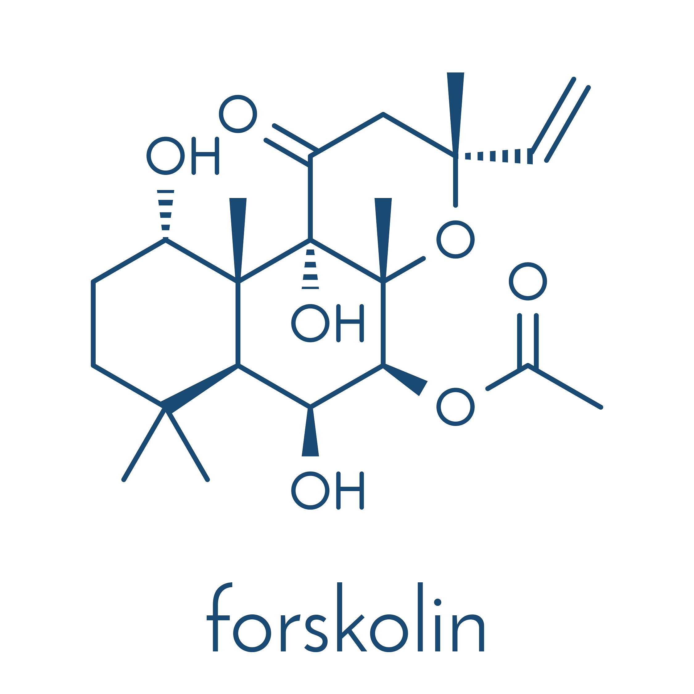 Forskolin - chemical formula