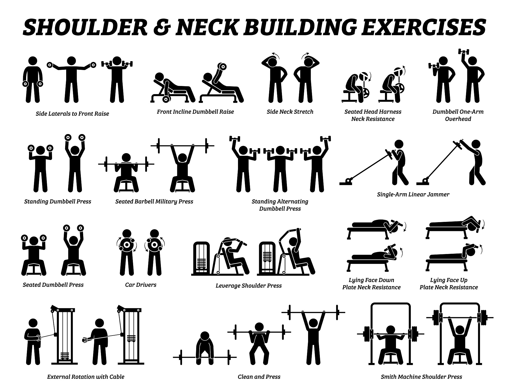 If you need inspiration for shoulder workout - here we are giving you some examples for that!