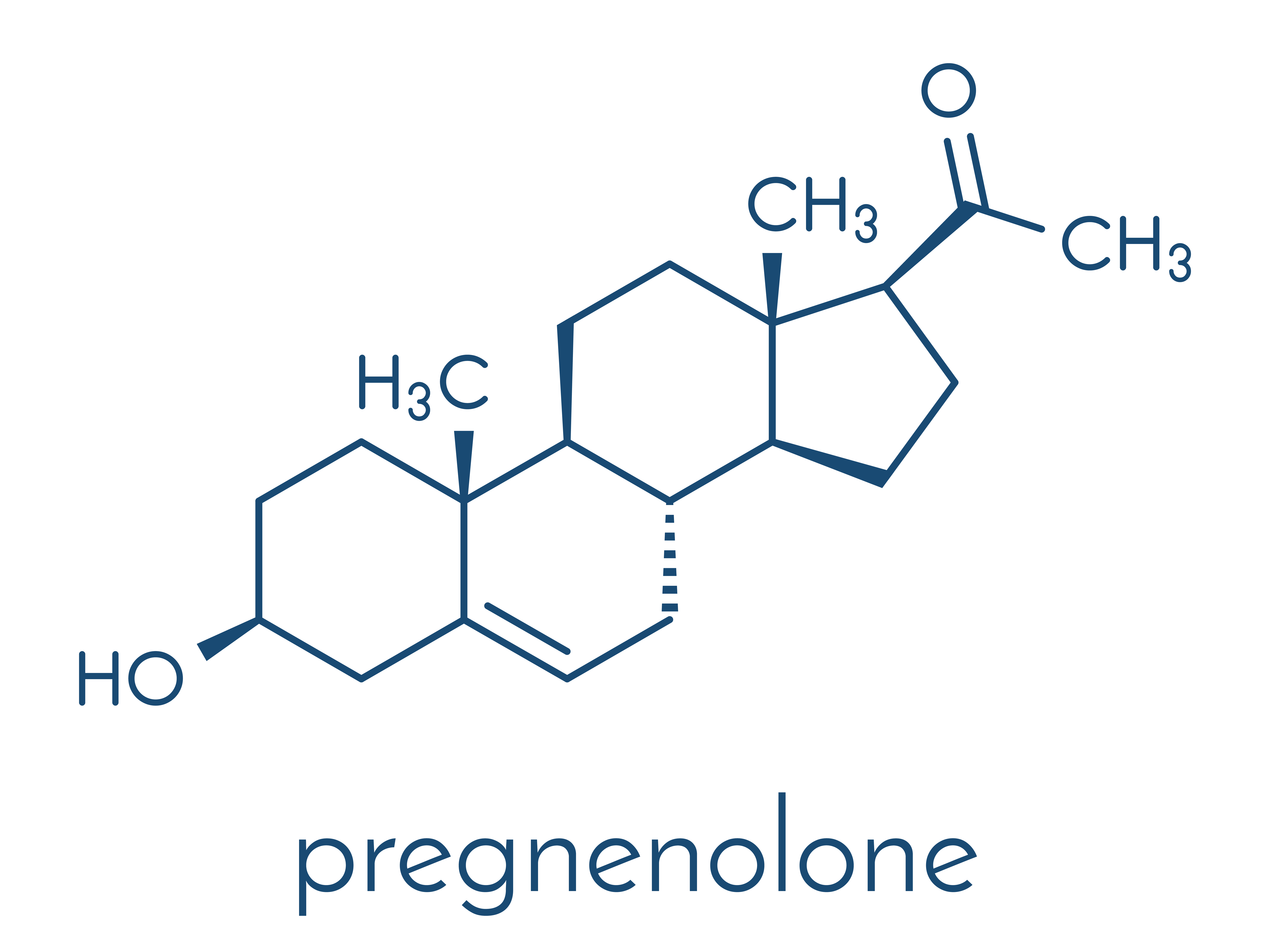 Pregnenolone - chemical formula