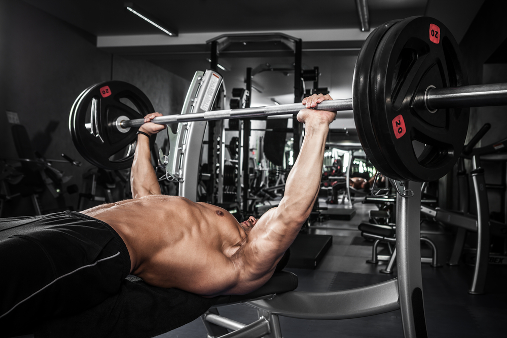 Bench press is a staple exercise in chest training.