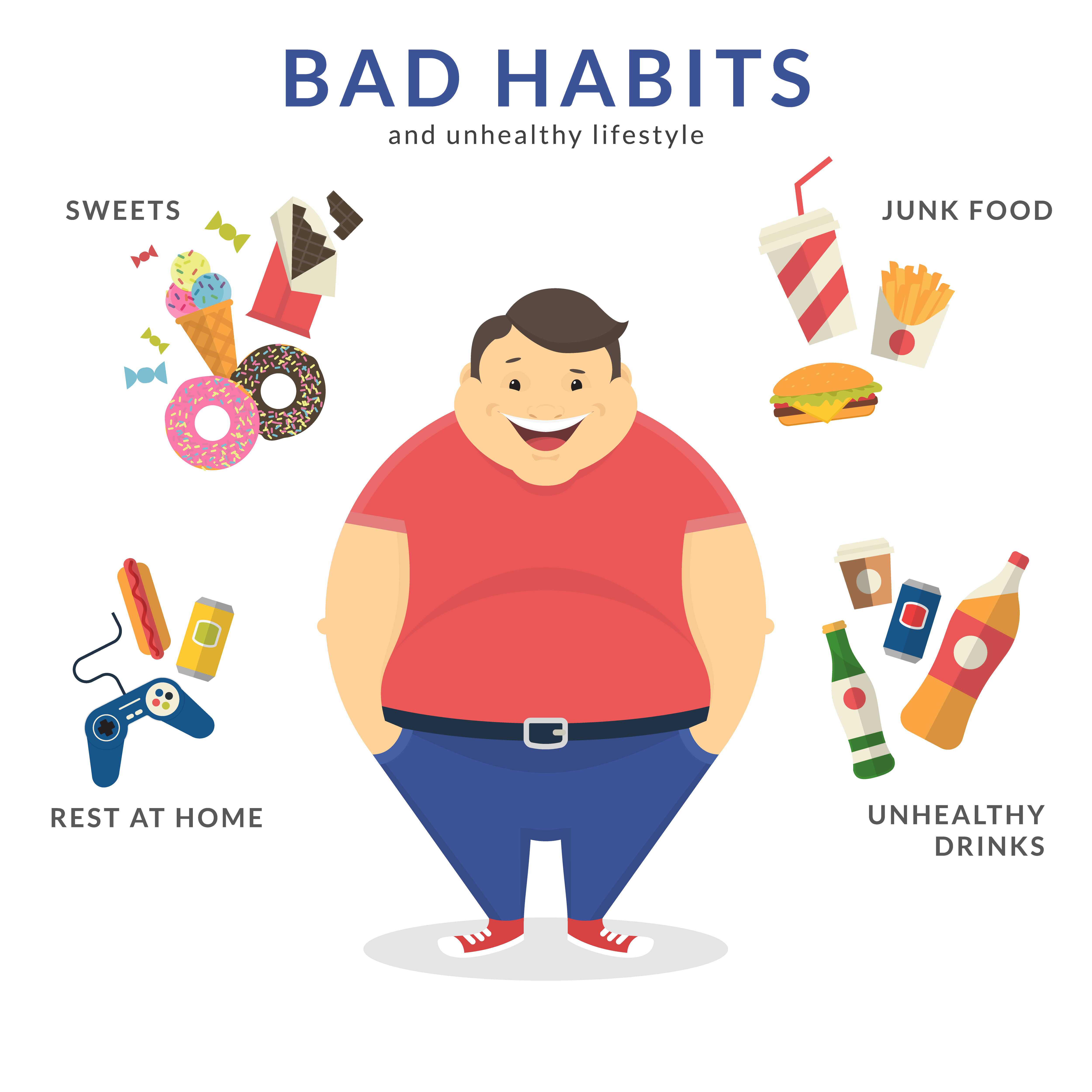 Eating excessive amount of sugar is one of the worst bad habits which you can make!