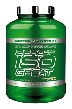 No carbs, no fats only protein - this is the perfect statement describing ISO Great from Scitec Nutrition.