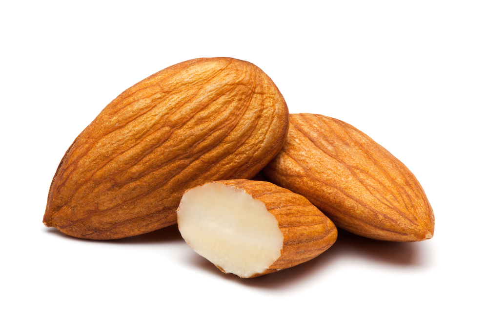 Almonds - high in magnesium and helpful in losing weight!