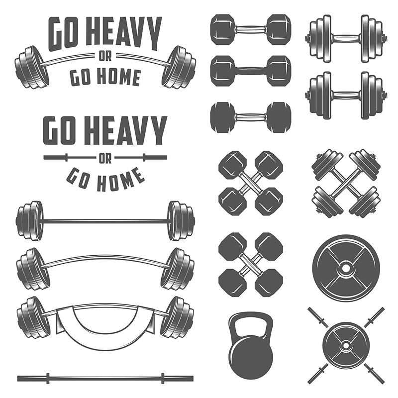 Barbells and dumbbells - our greatest and oldest friend on the gym!