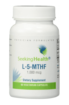 The most known brand concerning about valuable MTHFR-related supplements is Seeking Health. And their L-5-MTHF supplement is probably the best known all around the world! If you are looking for the best quality one - this should be your choice!