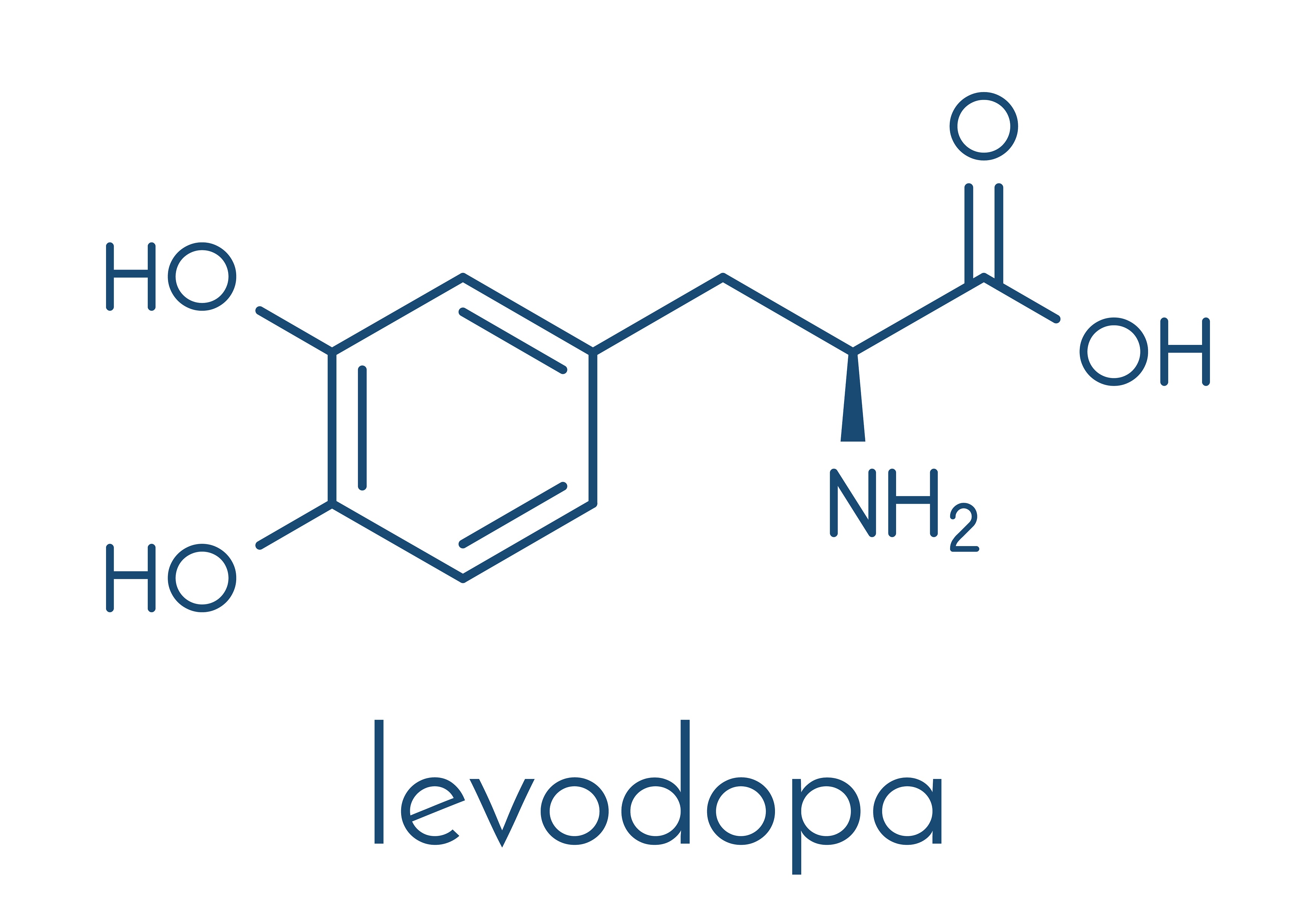 Levodopa - chemical structure