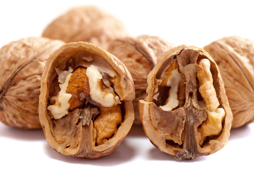 Walnuts look like brain not coincidentally! It has high potent in improving your brain functions!