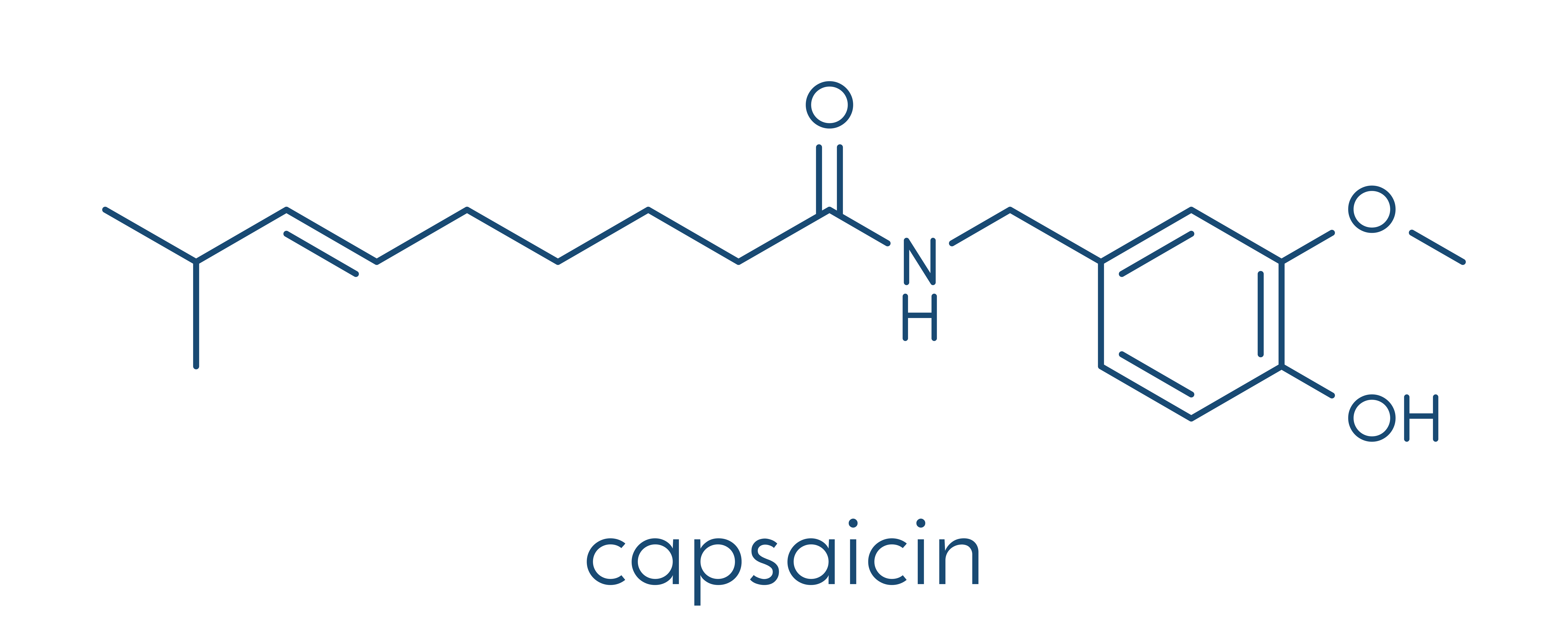 Capsaicin - chemical formula