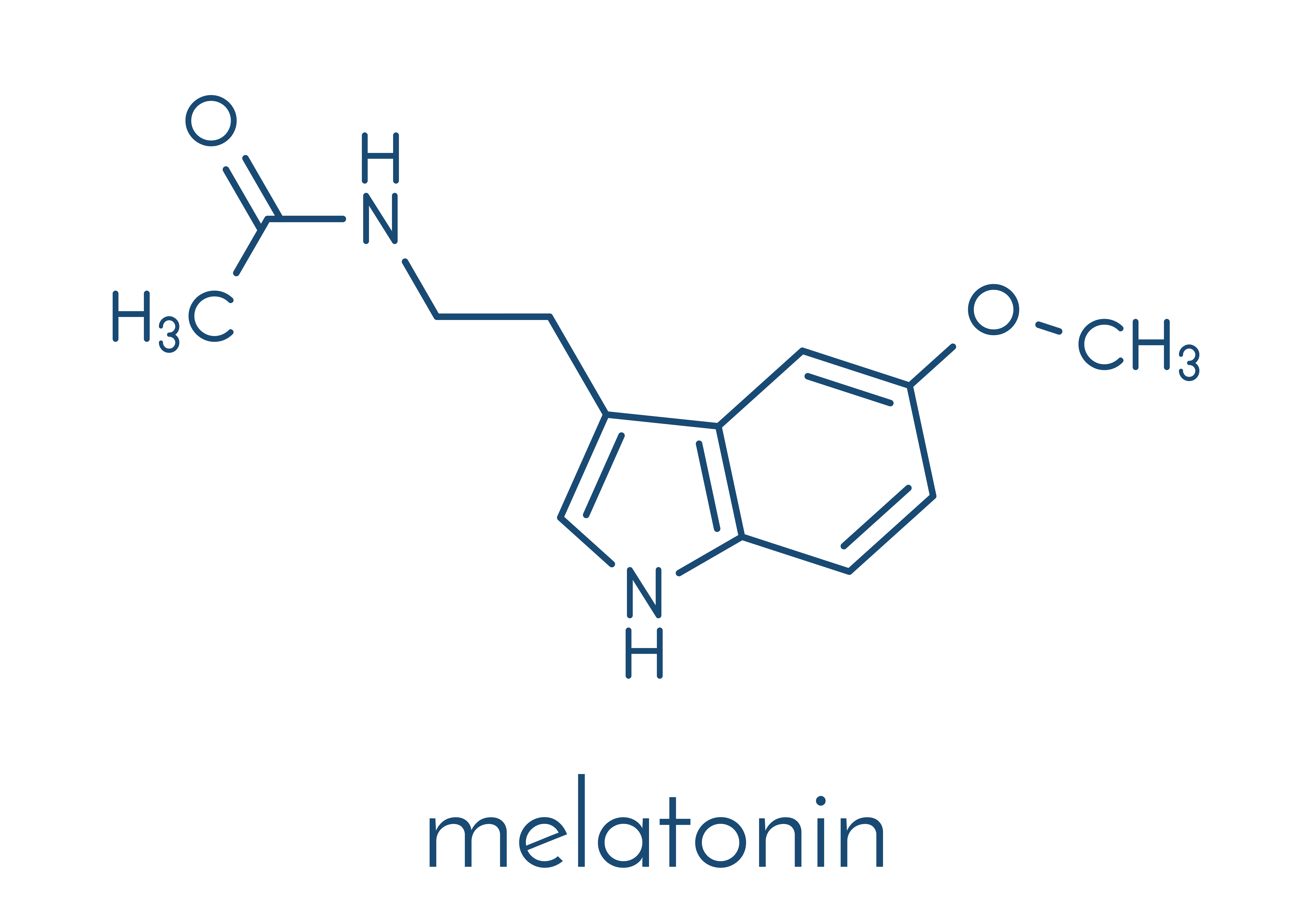 Chemical formulation of melatonin