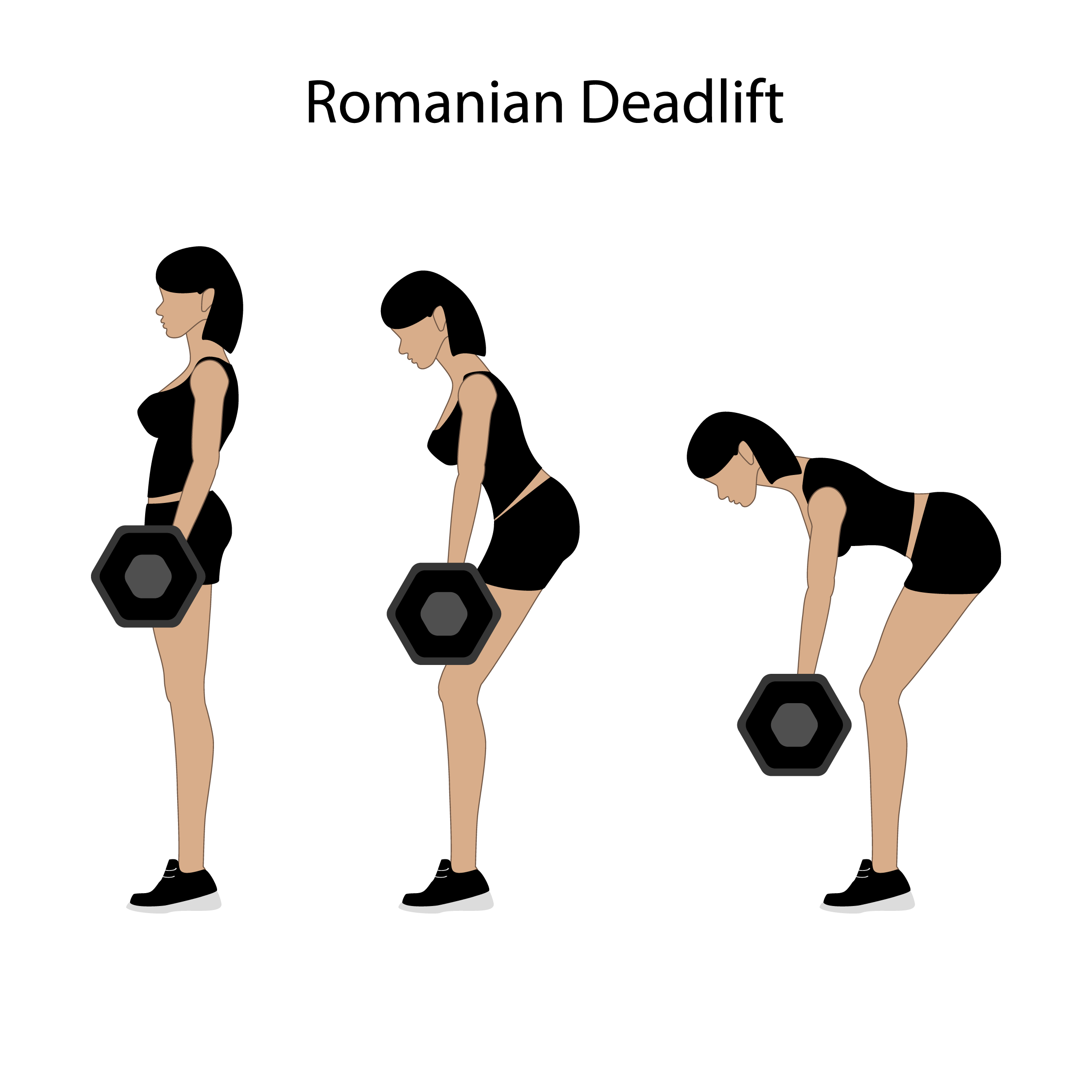 Romanian deadlift technique