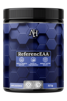 Recommended EAA supplement, containing complex blend of every Exogenous Amino Acid - ReferencEAA from Apollo's Hegemony