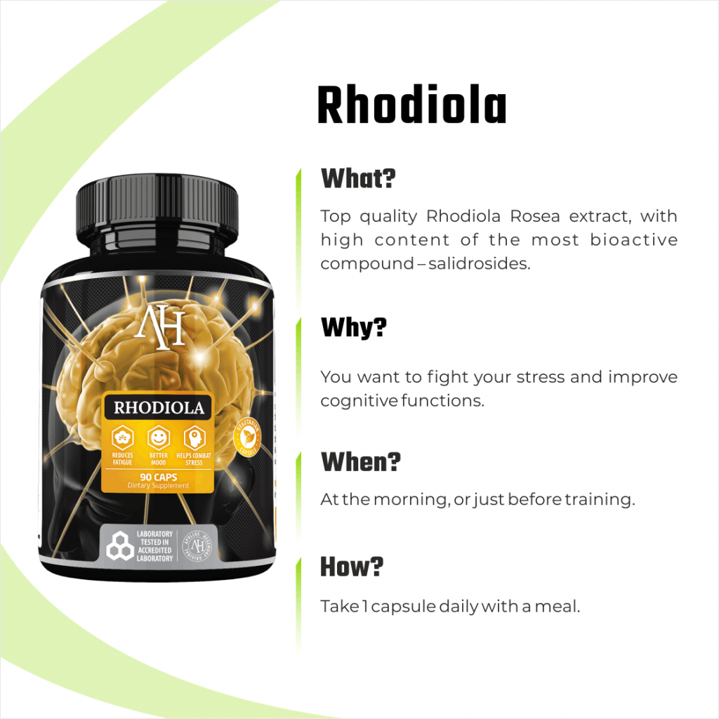 Rhodiola Rosea infographic