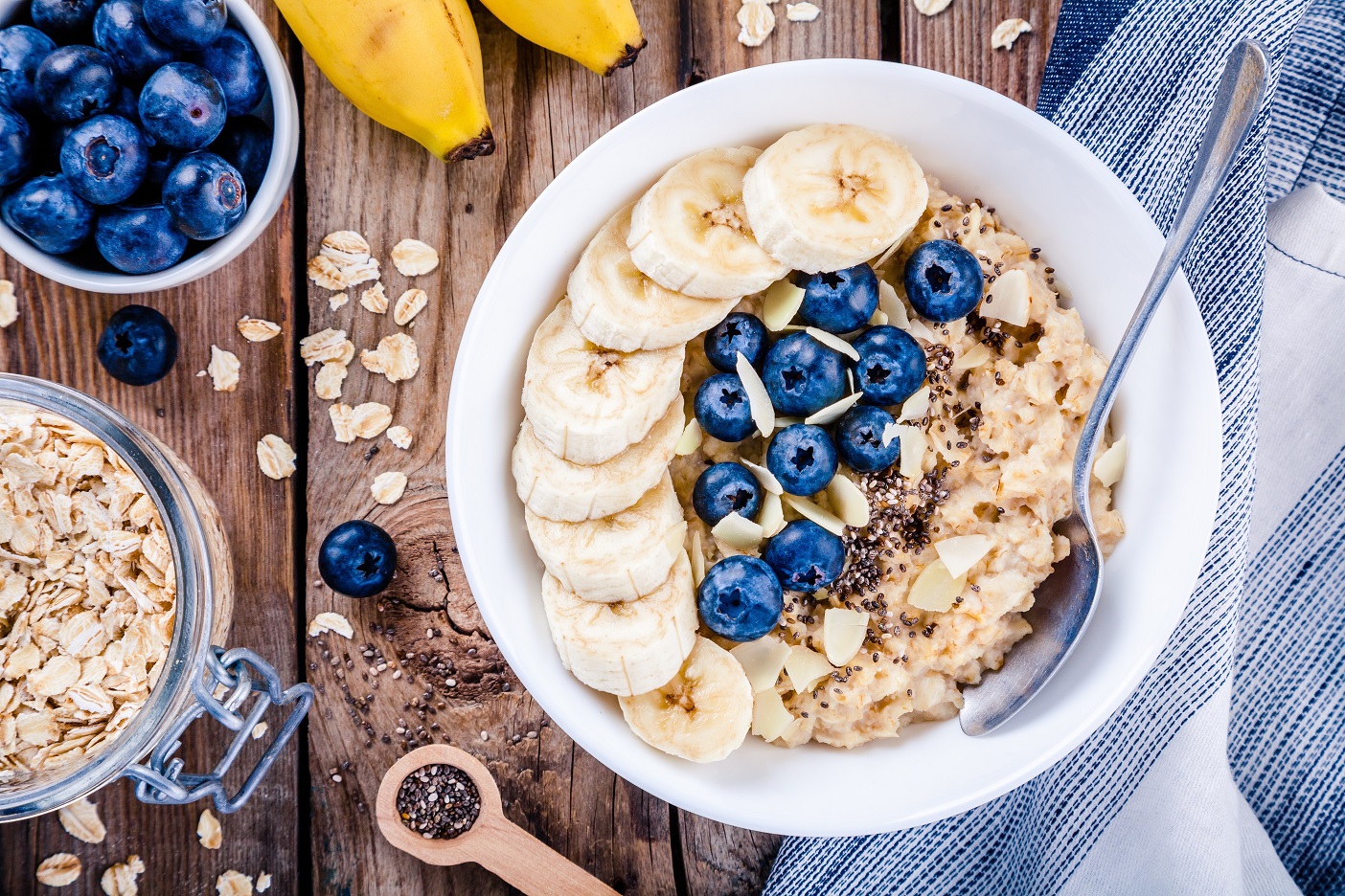 Remember to add some fruits to your oatmeal!