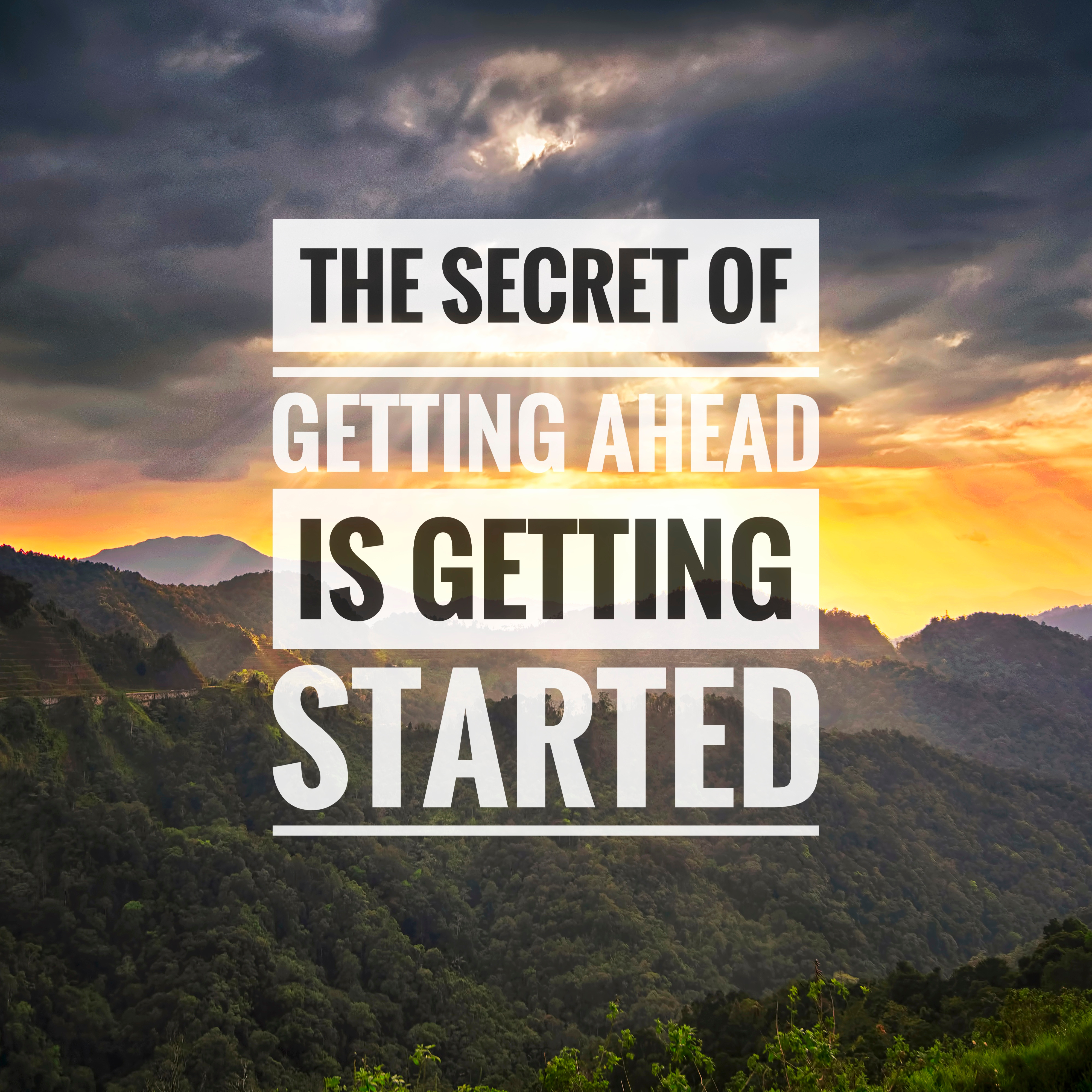 The hardest is to start!