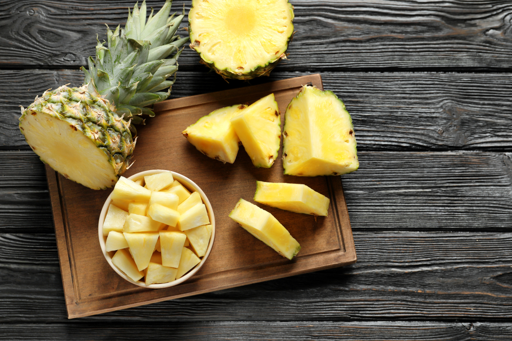 Fresh pineapple fruit