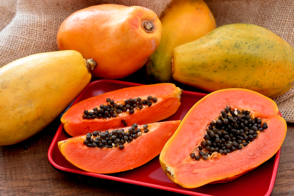 Fresh Papaya fruits