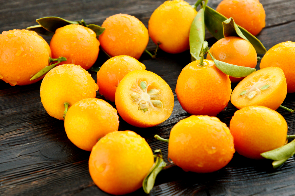 Fresh kumquat fruit