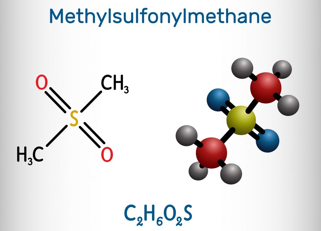 Chemical structure of MSM