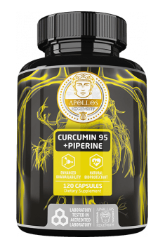 If you are looking for Curcumin supplementation - Curcumin 95 + Piperine from Apollo's Hegemony will be the optimal choice!