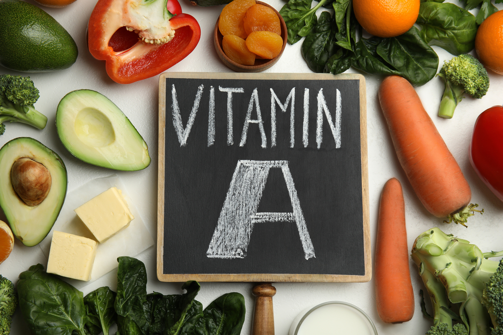 The healthiest sources of Vitamin A are vegetables and fruits